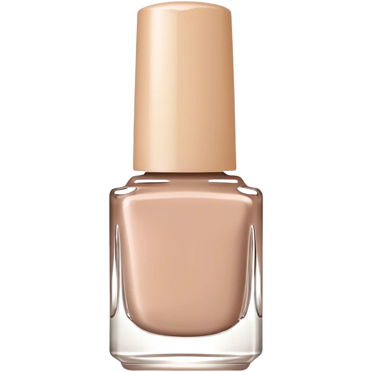 beige nail polish emoji