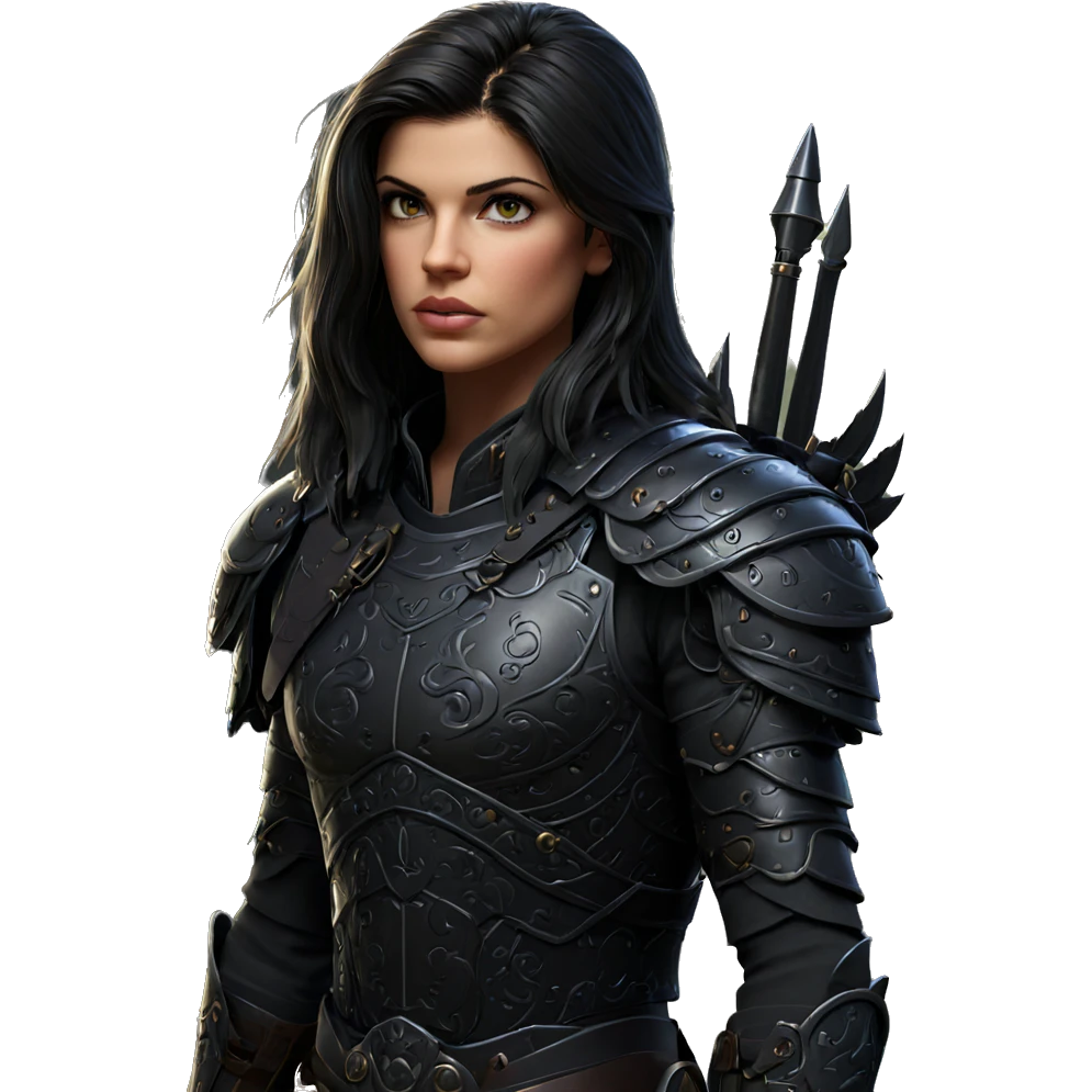 mysterious warrior in armor emoji