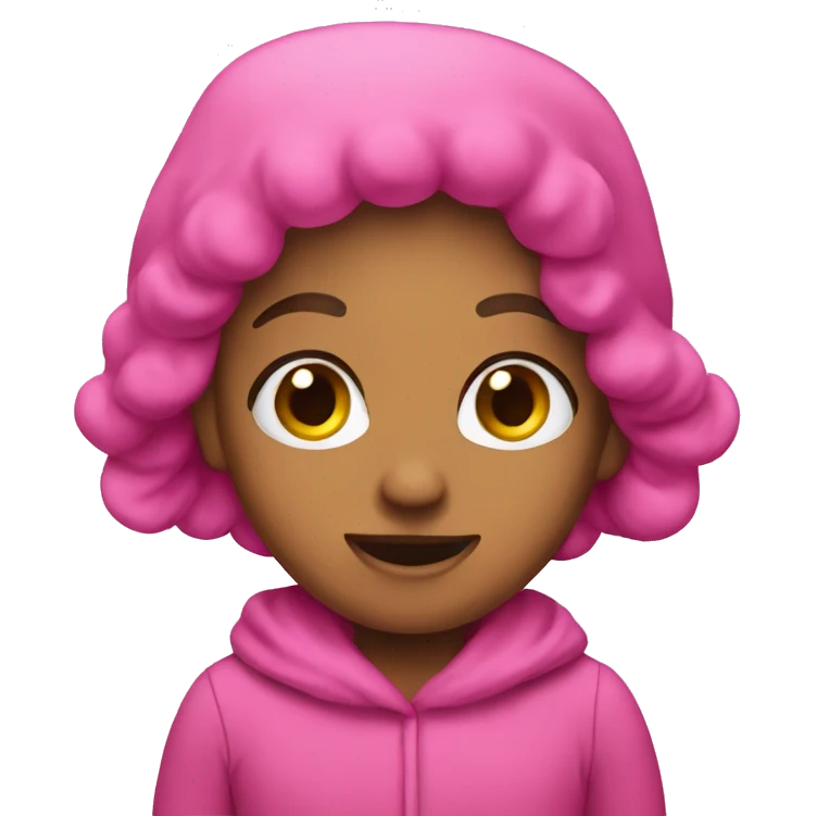 Pink Christmas emoji