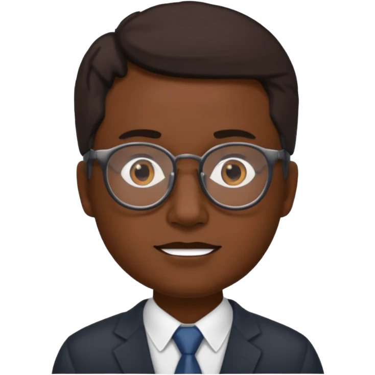Señor con lentes  emoji