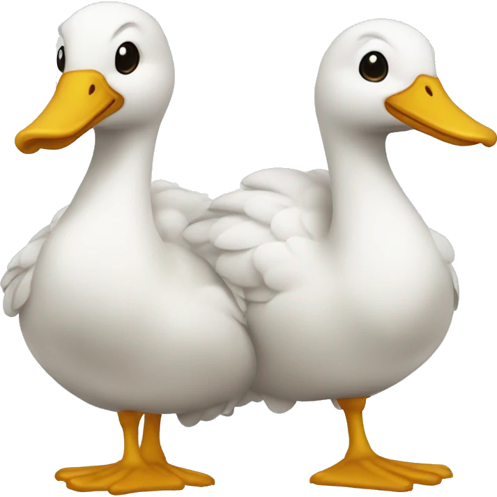 Pato con 5 patas  emoji