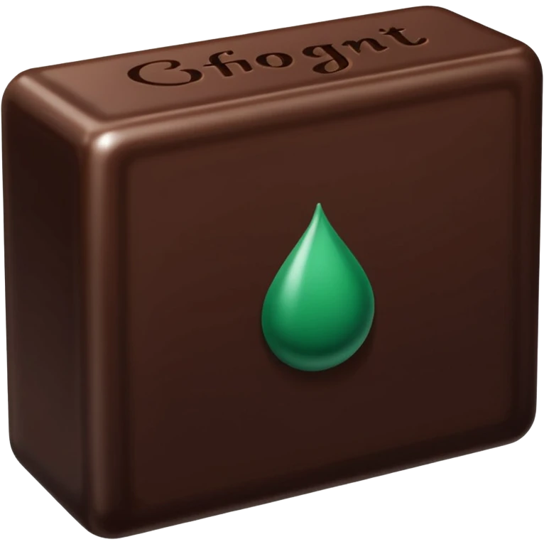 after eight chocolate emoji