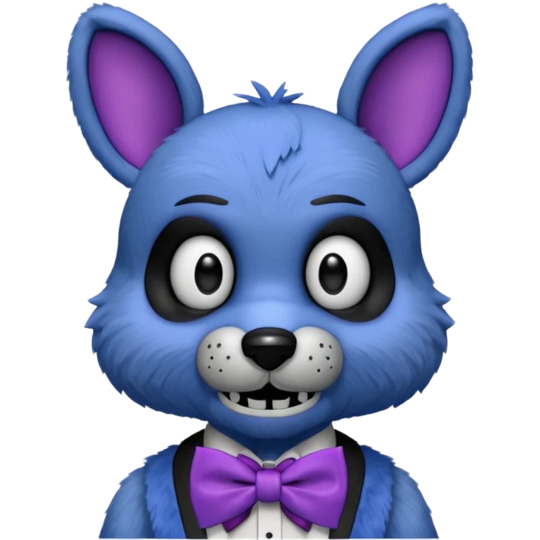 Bonnie(blue) from the Five Nights At Freddy's movie emoji