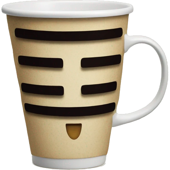 Write “Lewk Vintage” on coffe cup emoji