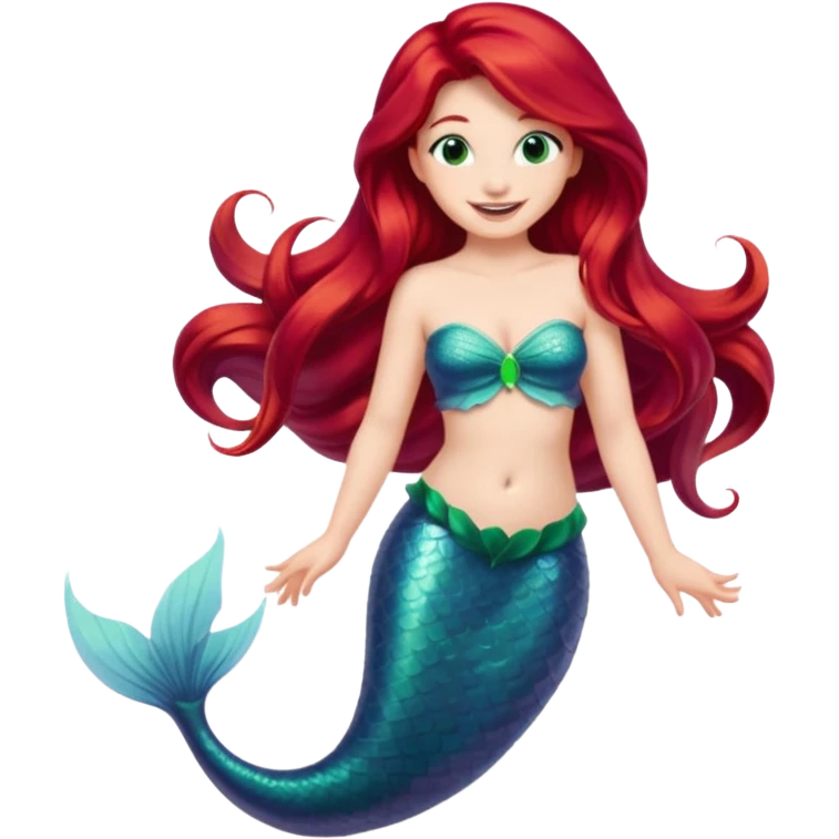 Ariel the mermaid emoji