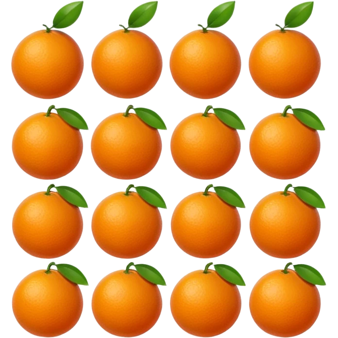 green oranges  emoji