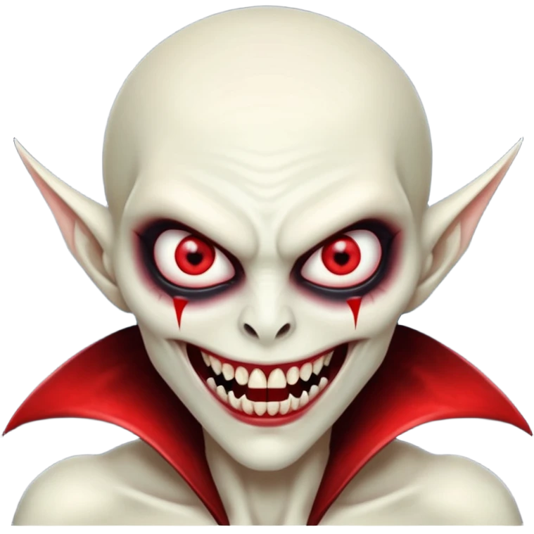 Alien vampire emoji
