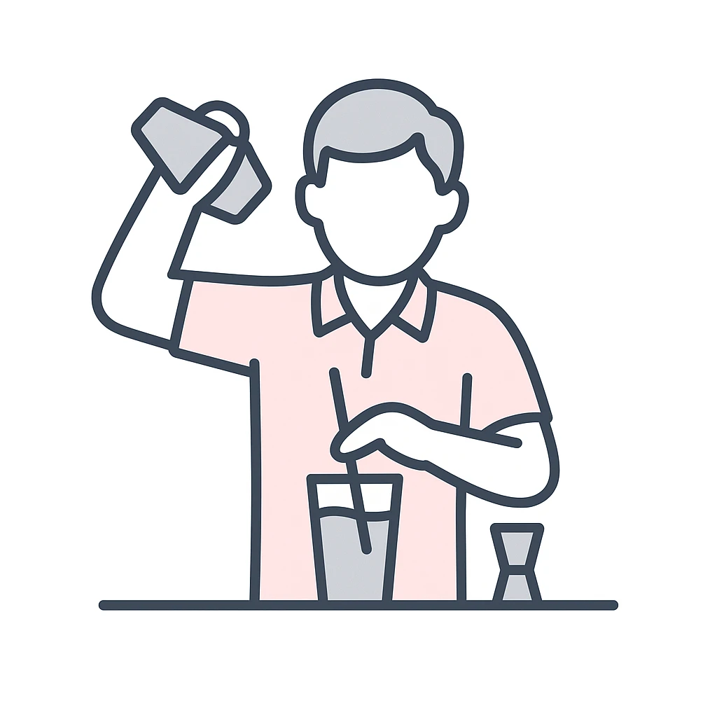 bartender mixing drinks emoji