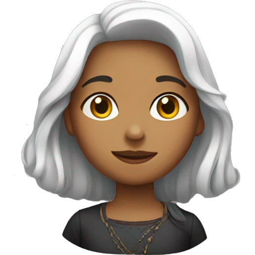 menina loira emoji