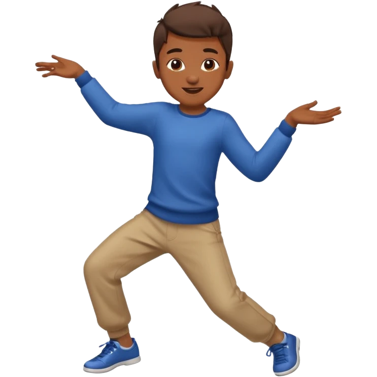 Niño bailando emoji