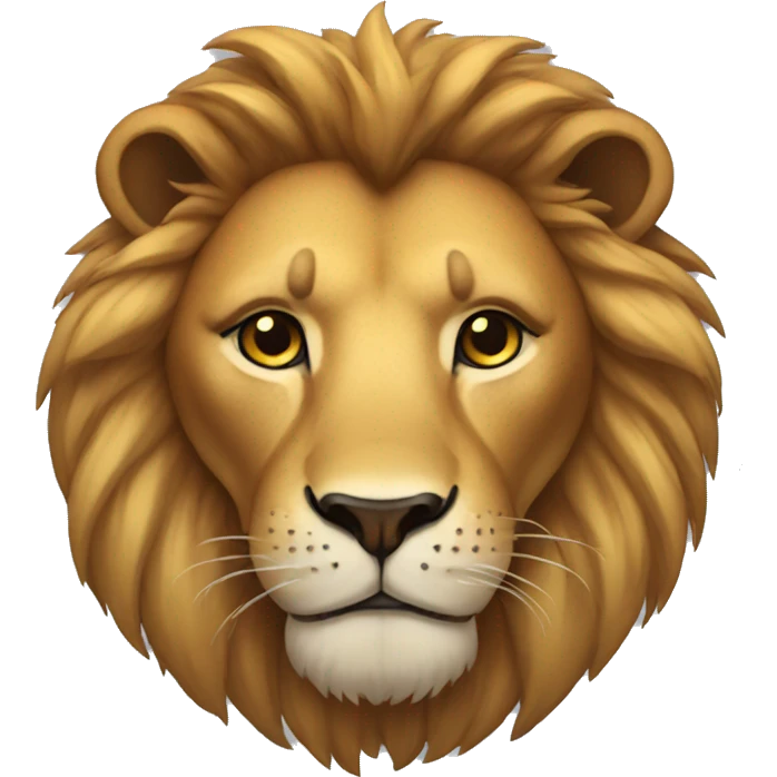 LION WITHOUT MANE emoji