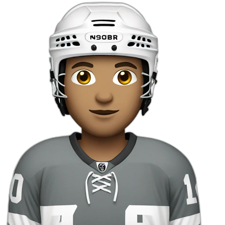 white icehockey player emoji