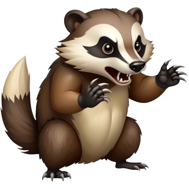 angry Badger full body emoji