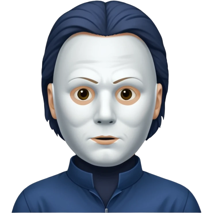 Crie um emoji do serial Killer Michael Myers emoji