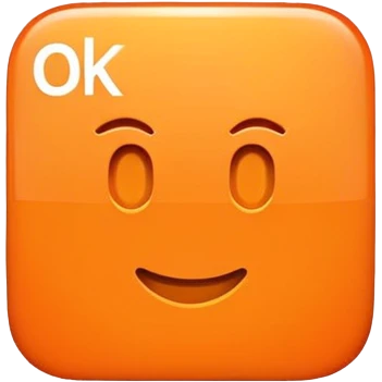 orange square with 'OK' text emoji