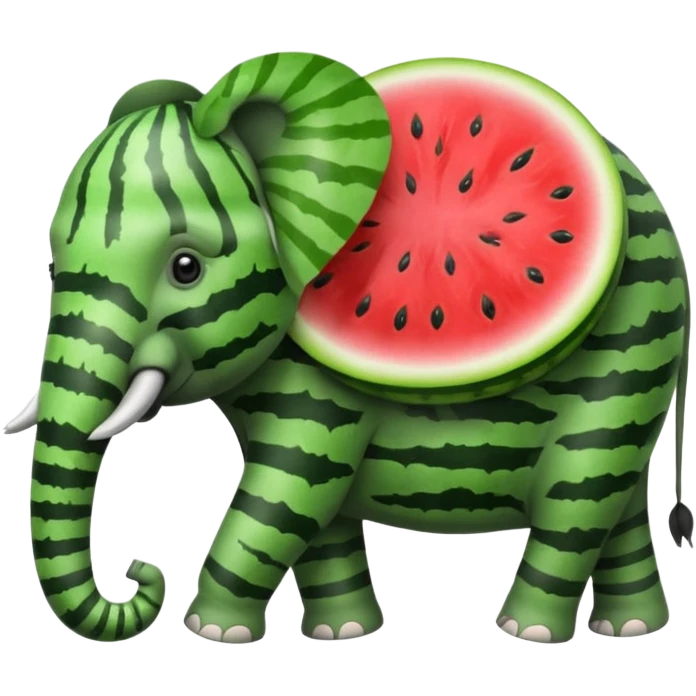 Watermelon 67 elephant emoji
