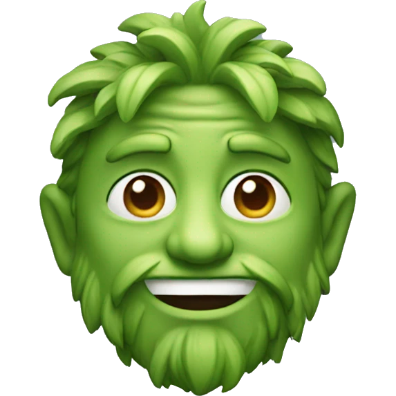 Green man  emoji