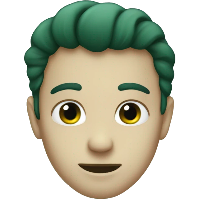 Dark green heart emoji