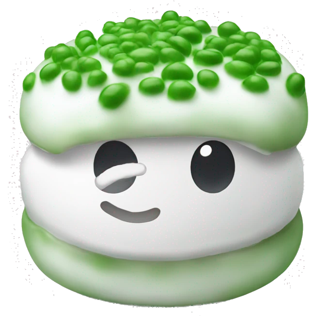 Klepon - indonesian dessert emoji emoji