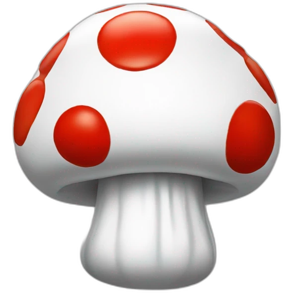 Super Mario mashroom  emoji