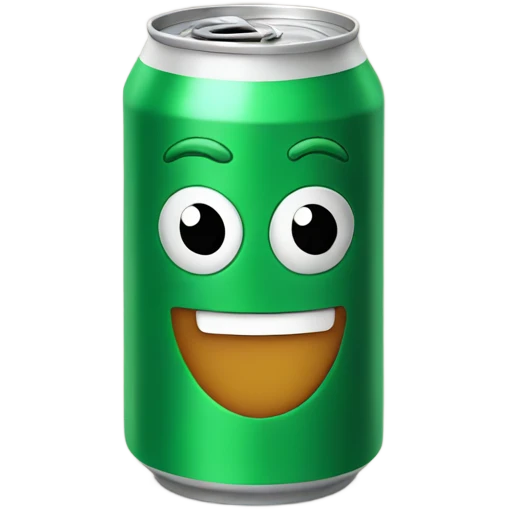 Beer can emoji