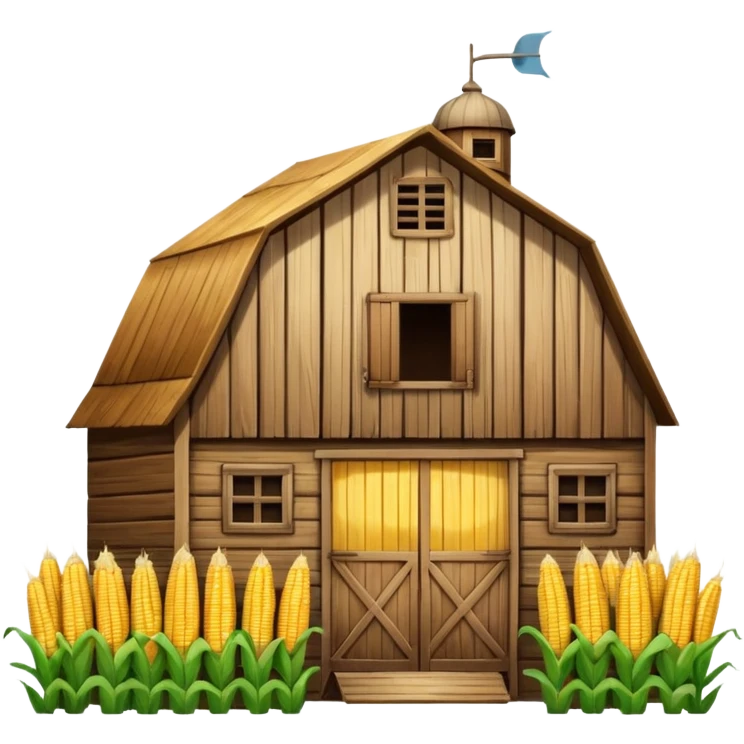 Corn barn emoji