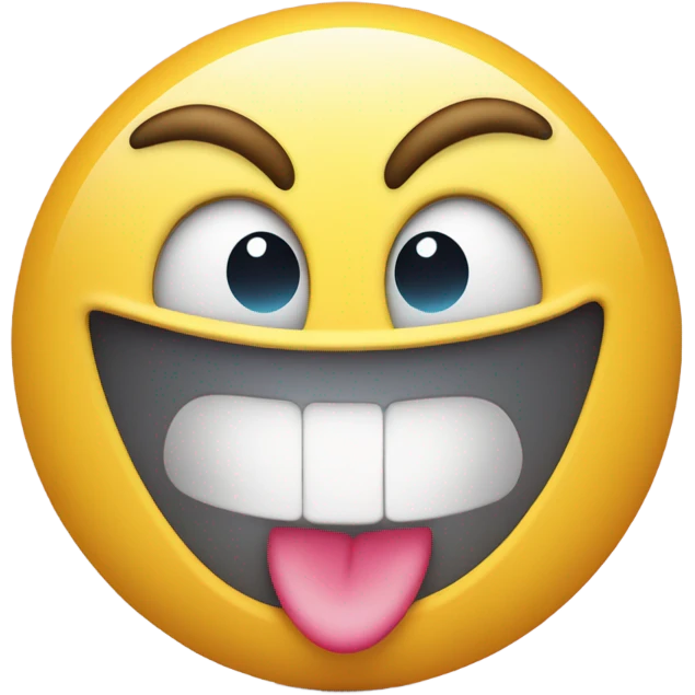 screaming smiley  in love emoji