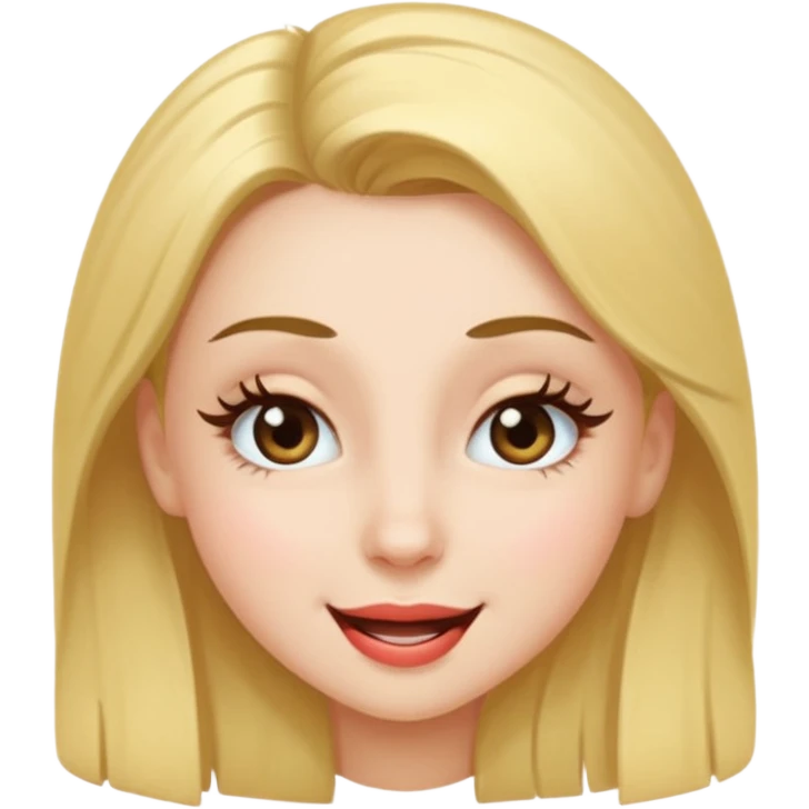 Girl being a flirt  emoji