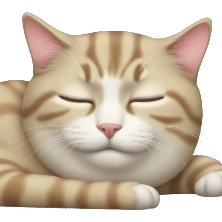 Sleep cat emoji