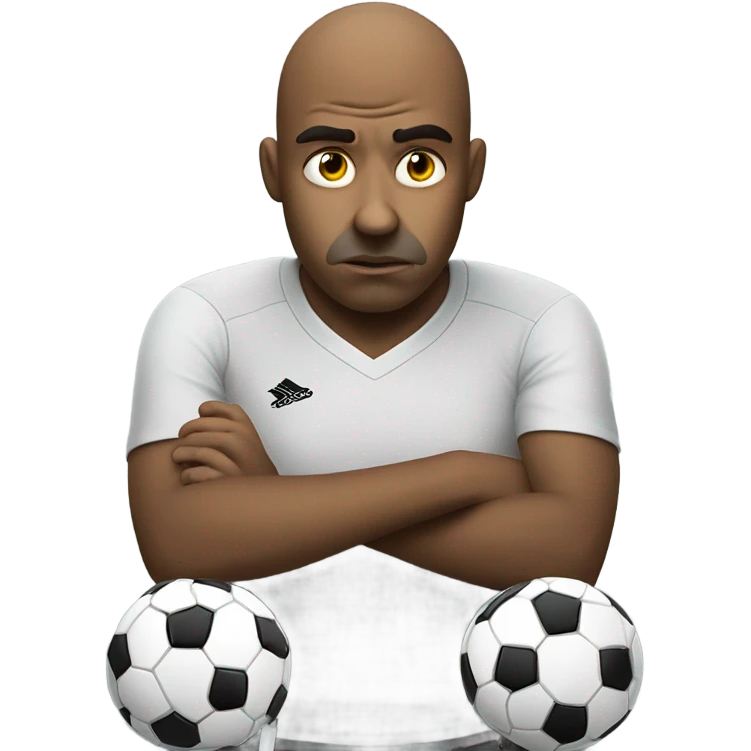 light skin sad soccer fan looking at his bets lose emoji