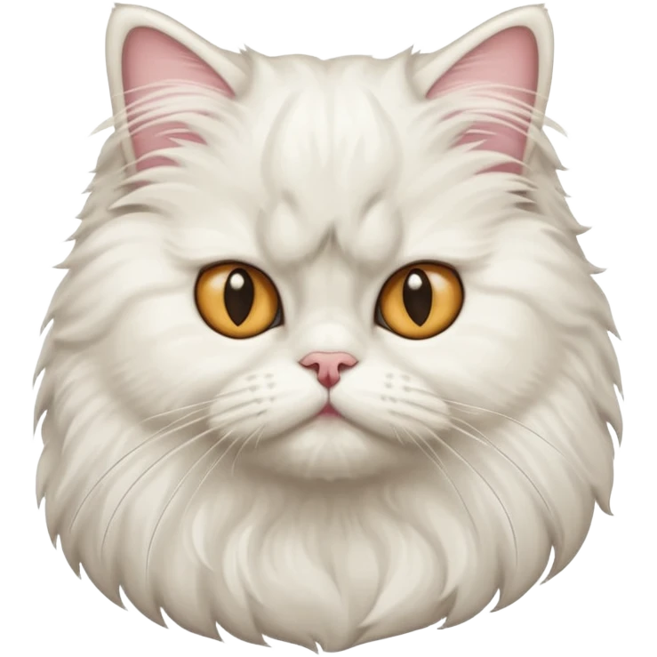 persian cat, half body emoji