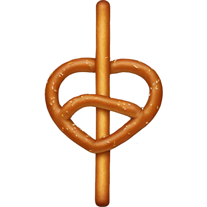 pretzel stick emoji