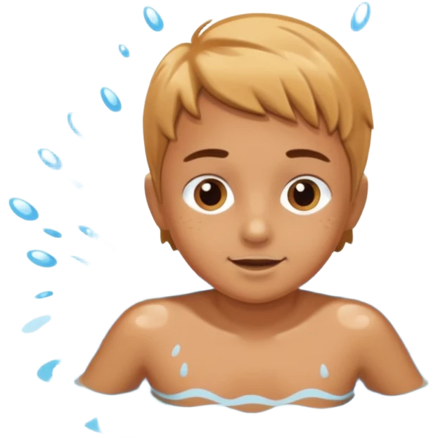 child swim emoji