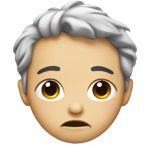 Crying cute  emoji