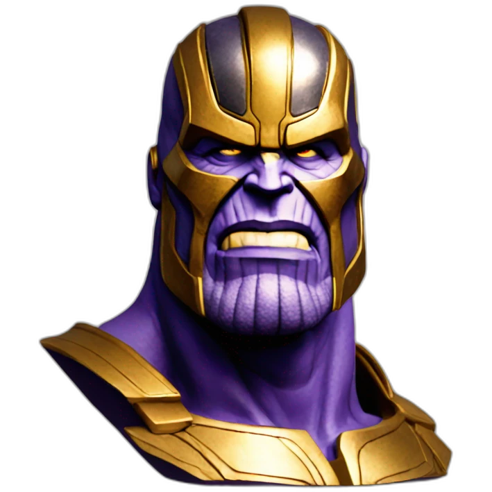 Thanos bust emoji