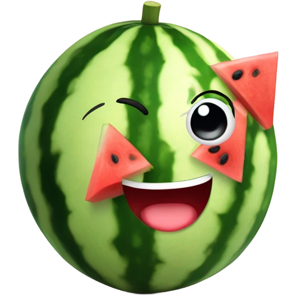 water melon kawaii emoji