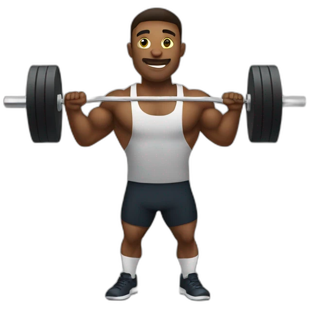man weightlifter emoji