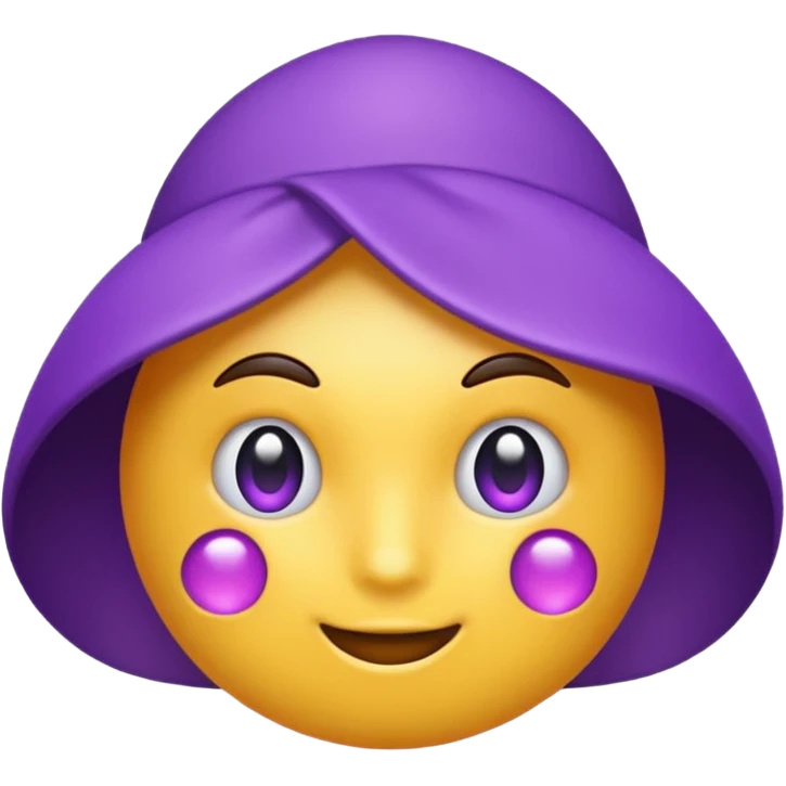Um relâmpago roxo. emoji