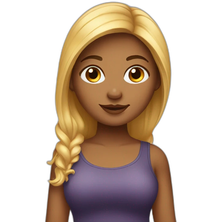 Petite curvy girl emoji