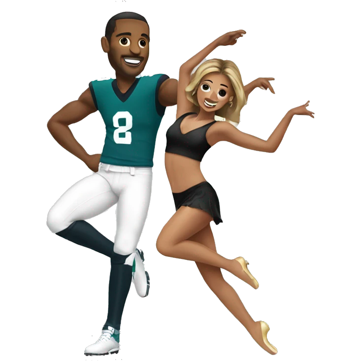 Quarter back and dancer emoji