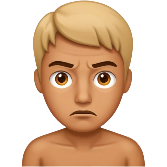 Annoyed confused emoji