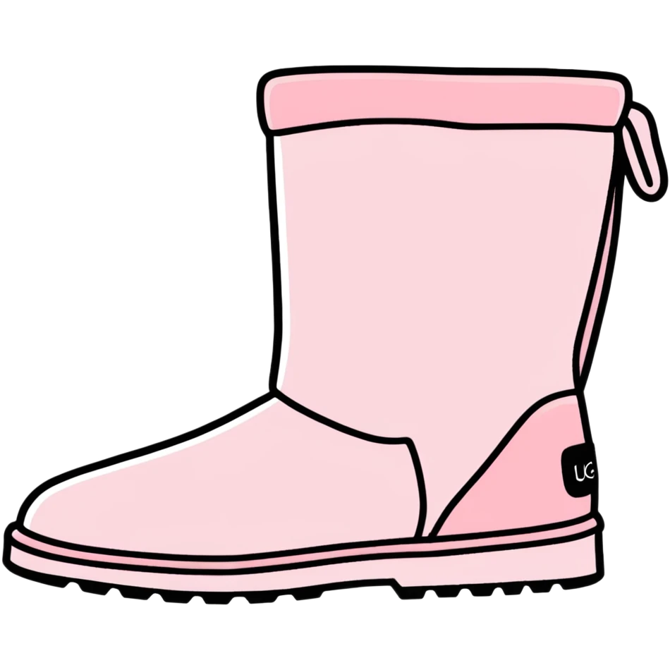 pink uggs emoji