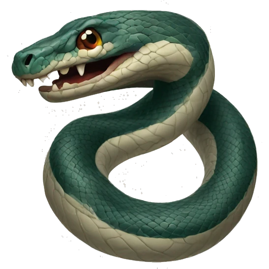 Tattoo snake head emoji