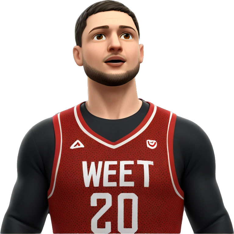 bearded boy in sportswear emoji