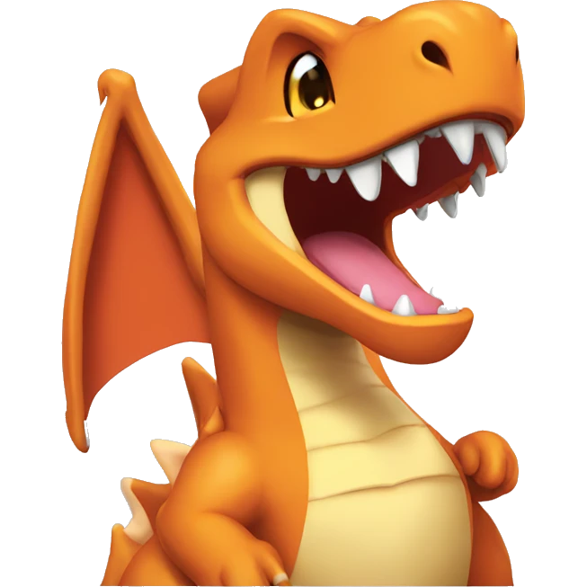 Charizard Laughing emoji