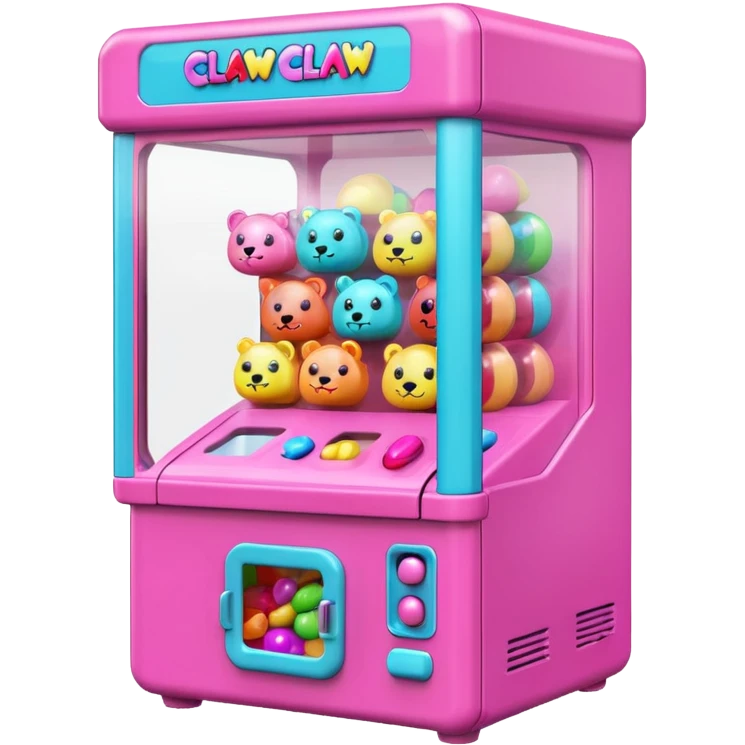 pink claw machine emoji