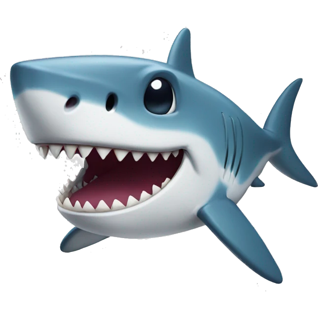 shark smiling emoji