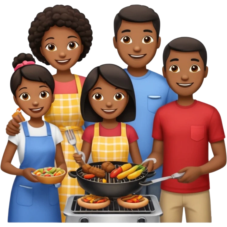 cookout with black family  emoji