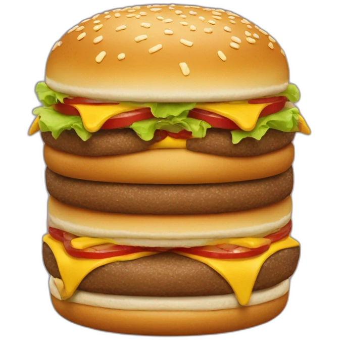 Mac Donalds burger emoji