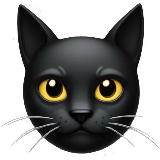 black metal cat  emoji
